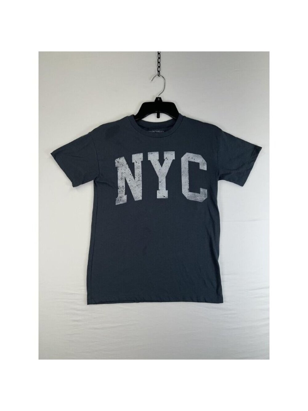NYC Shirt Womens XS Gray Grayson Threads Graphic Tee Cotton Blend Crewneck